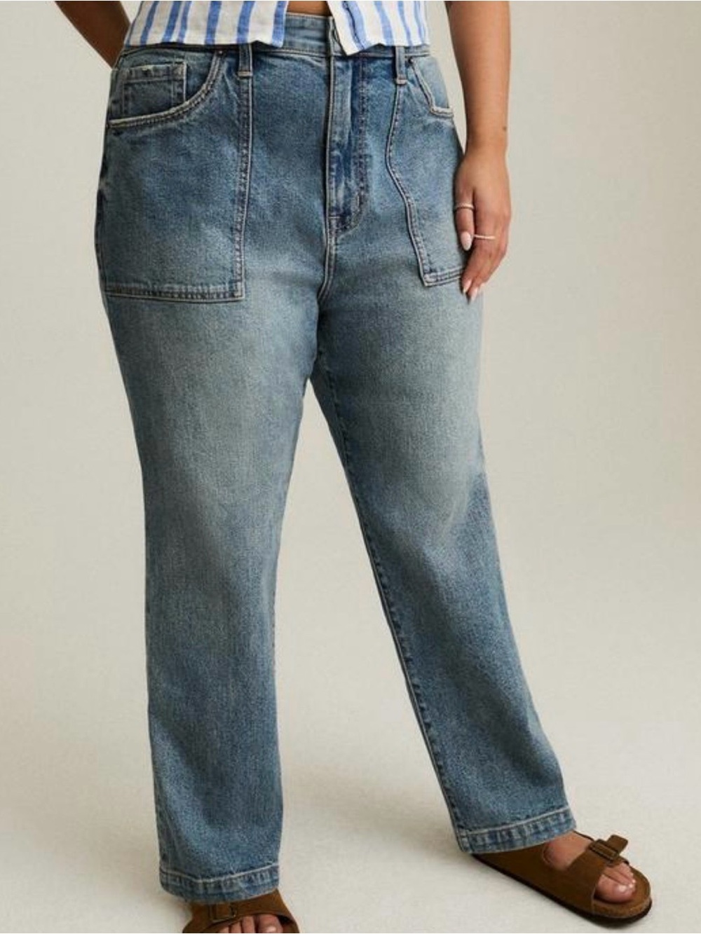 Torrid Classic High-Rise Relaxed Jean - Blue